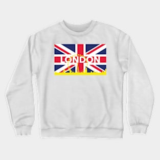 London England British Flag Crewneck Sweatshirt